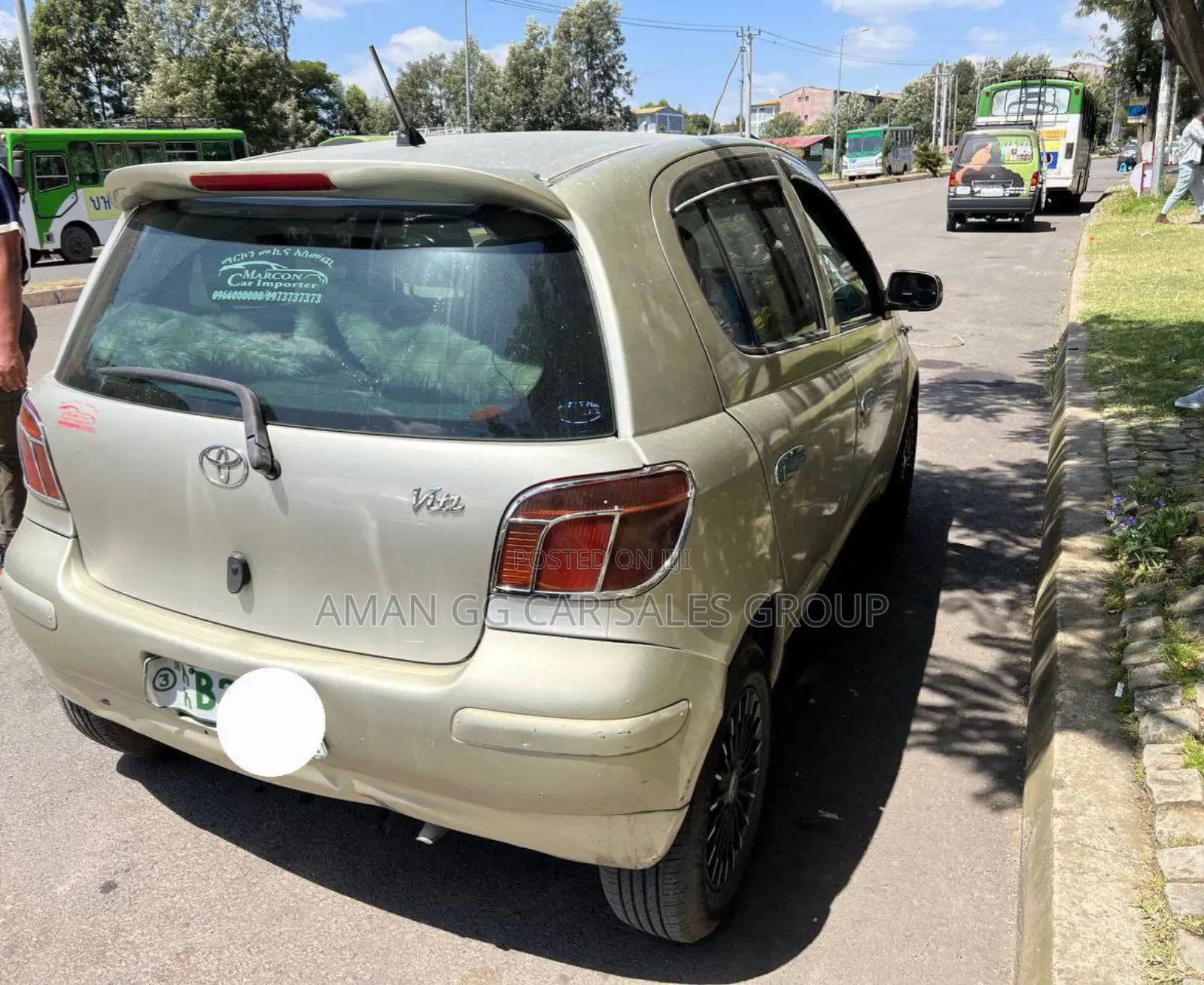 Toyota Vitz 2004 Brown