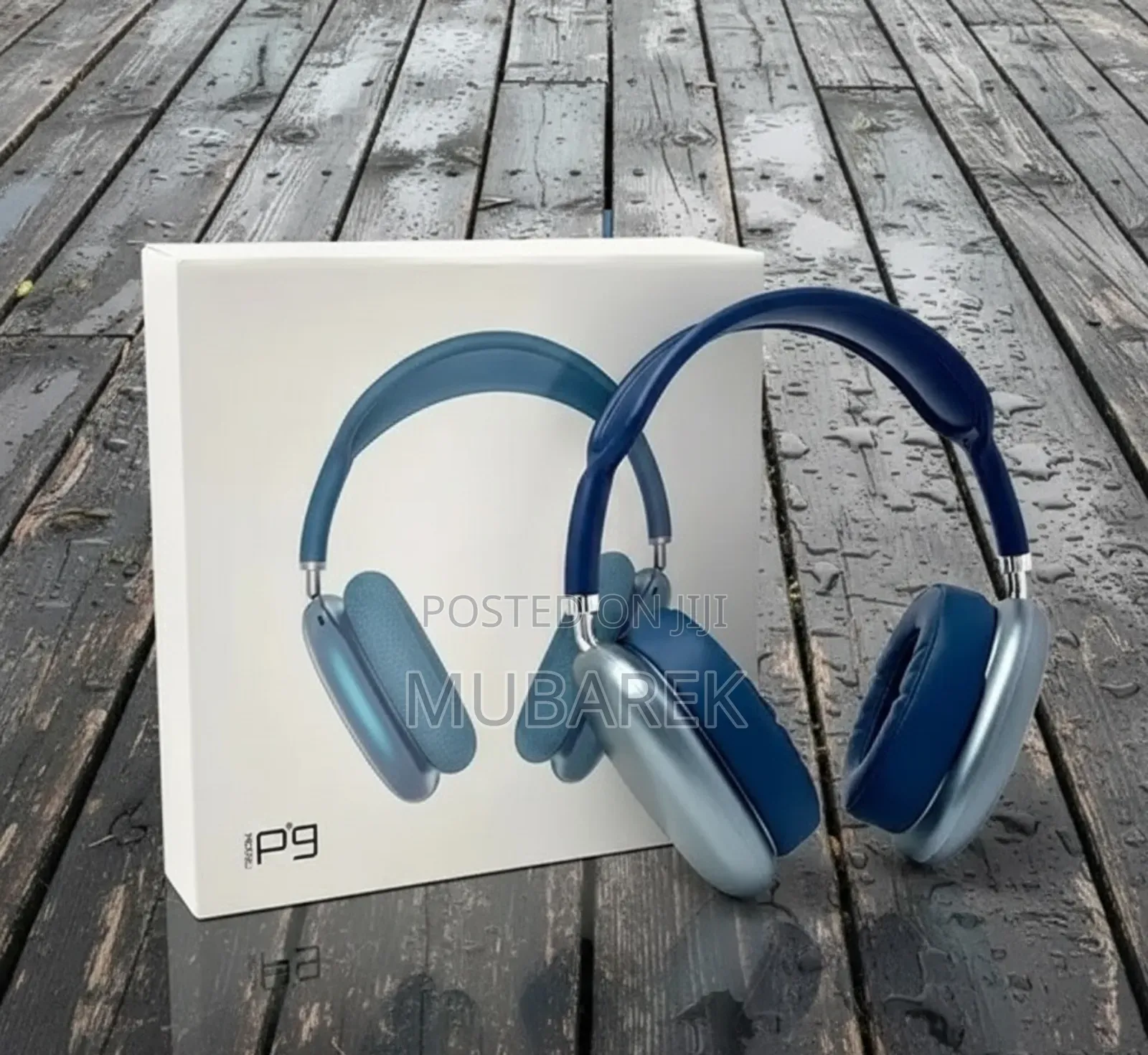 P9 Sound Quality Headset in Sleek, Modern Silver/Black.