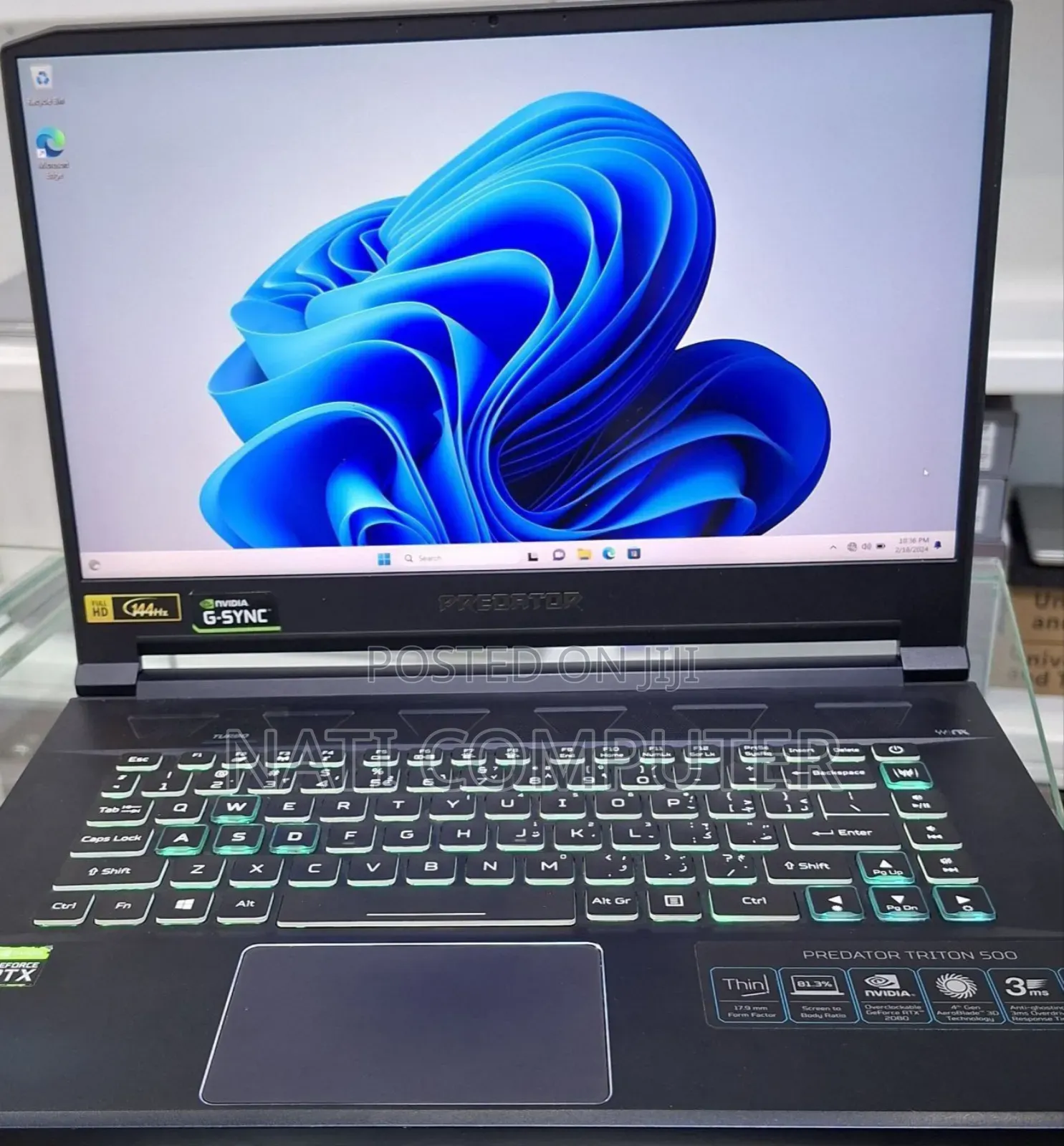 New Laptop Acer Predator Helios 300 16GB Intel Core I7 SSD 1T