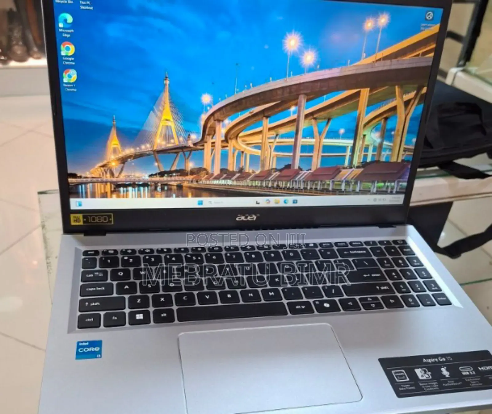 New Laptop Acer Aspire 1520 8GB Intel Core I3 SSD 128GB