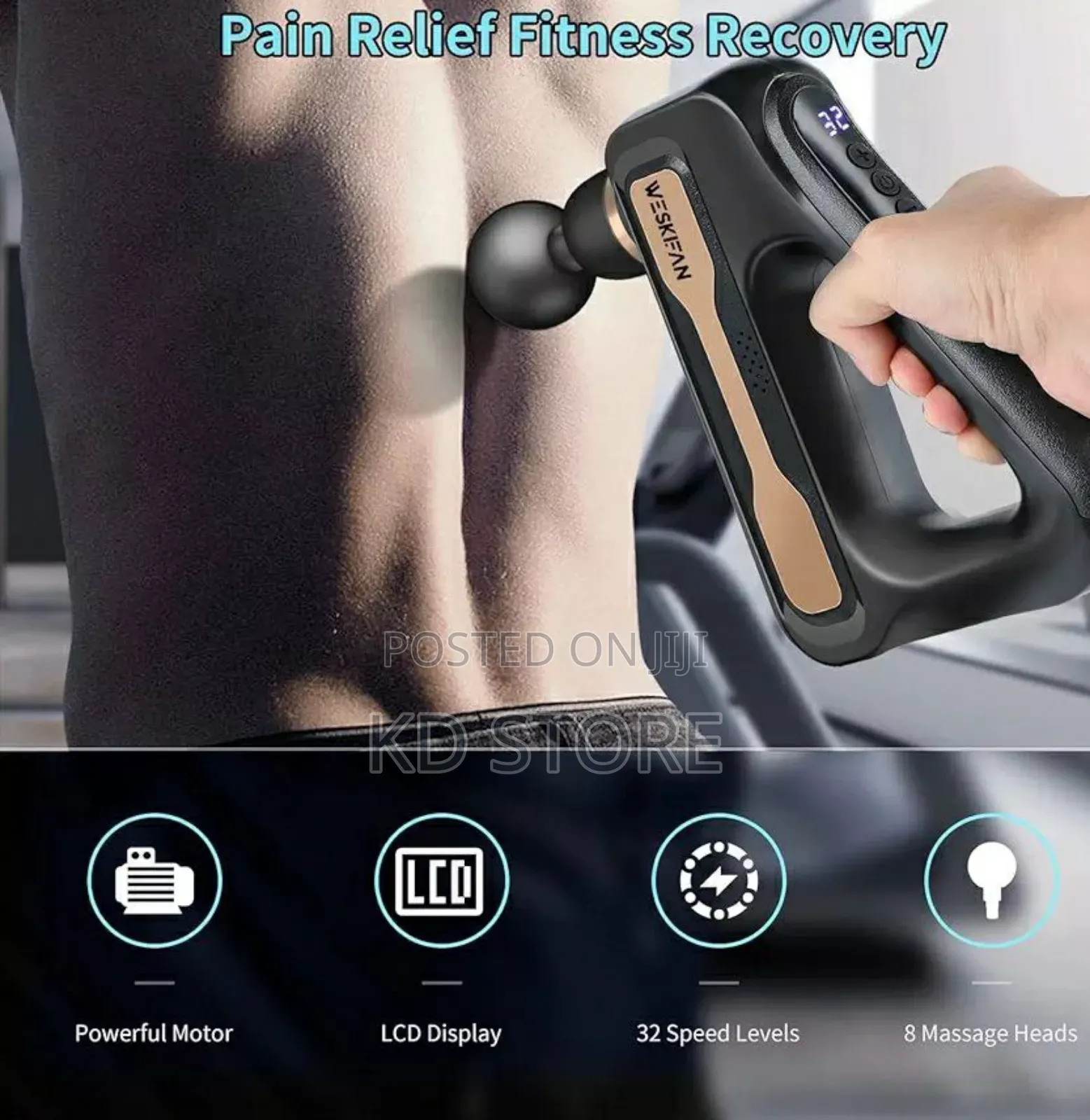 8in1 Blueidea Fascial Gun Massager