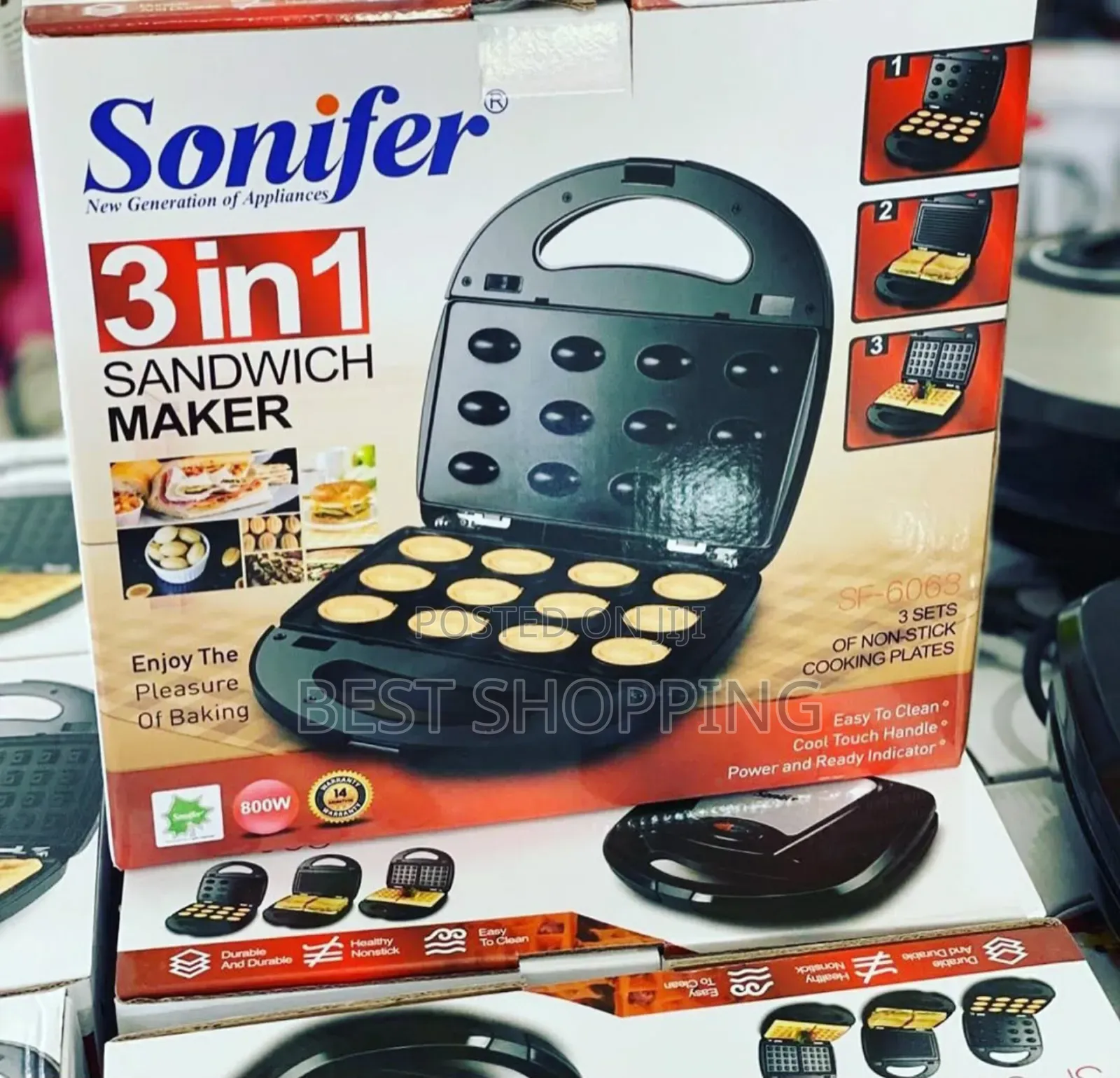 Sonifer 3 in 1 Sandwich Maker
