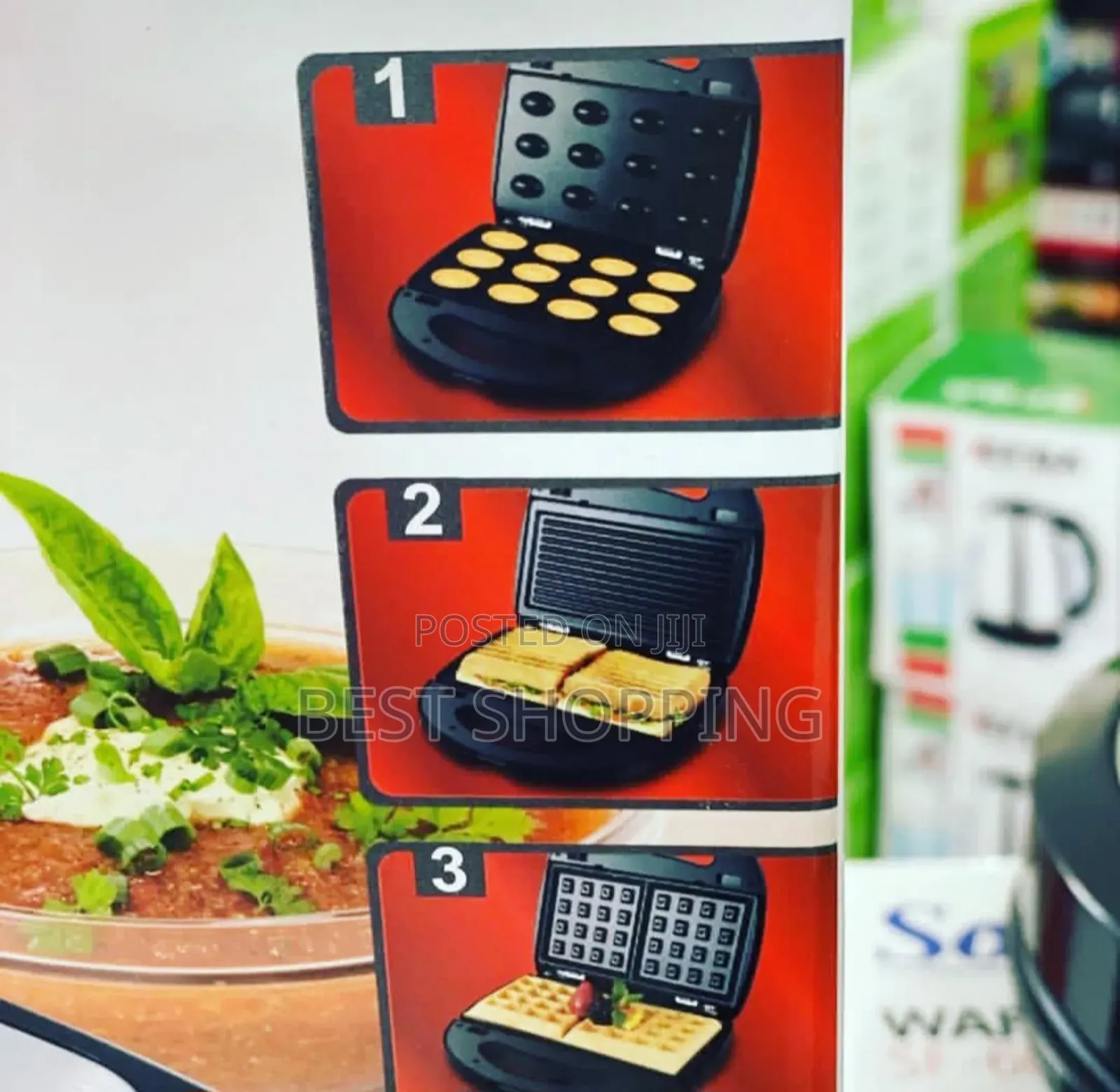 Sonifer 3 in 1 Sandwich Maker