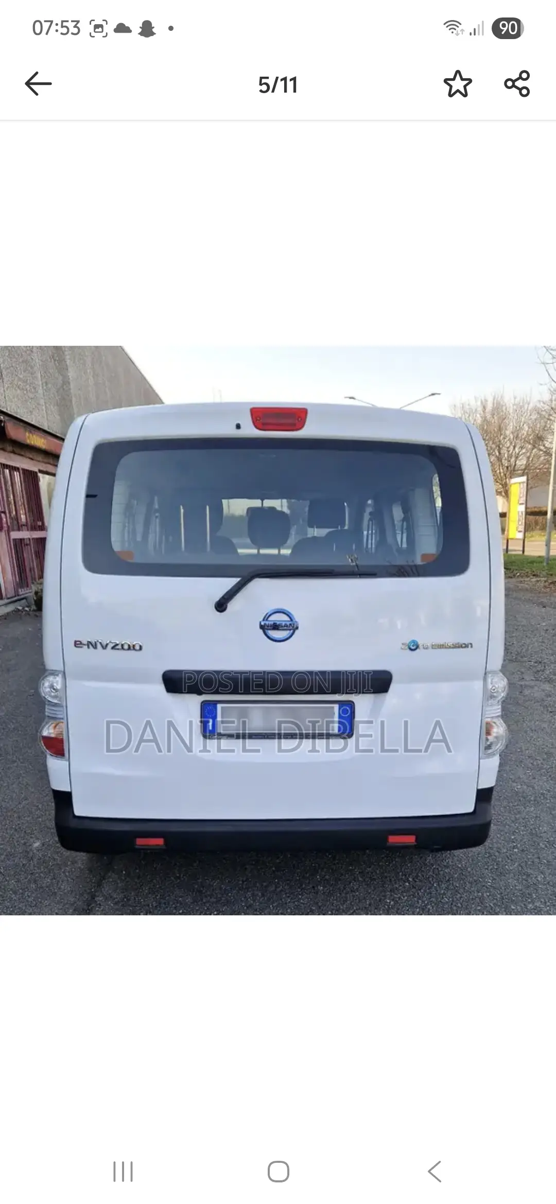 Nissan NV200 2019 White