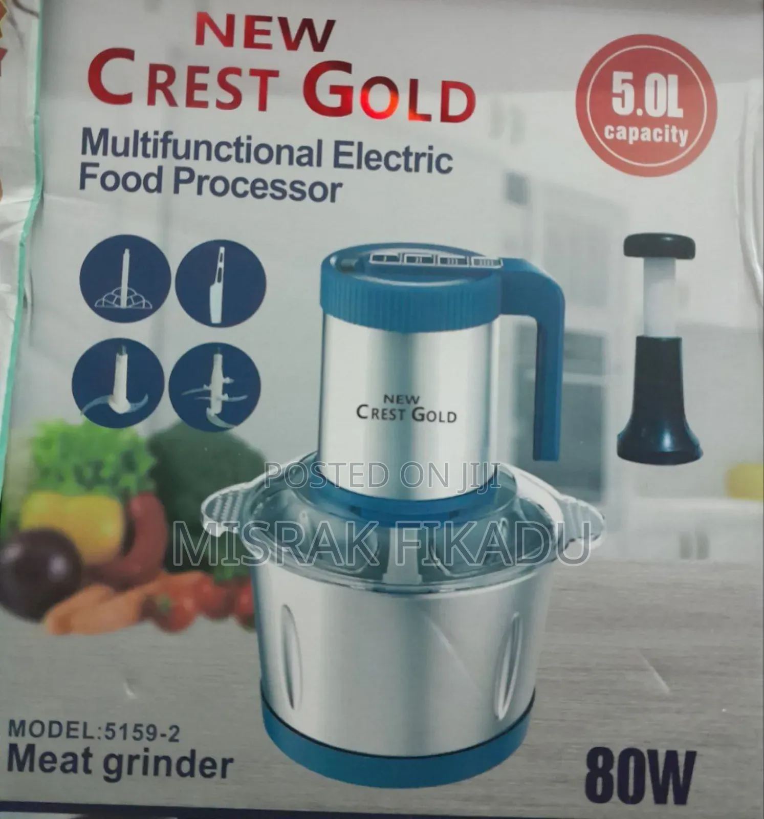 New Crest Gold Multifunctional Food Processor