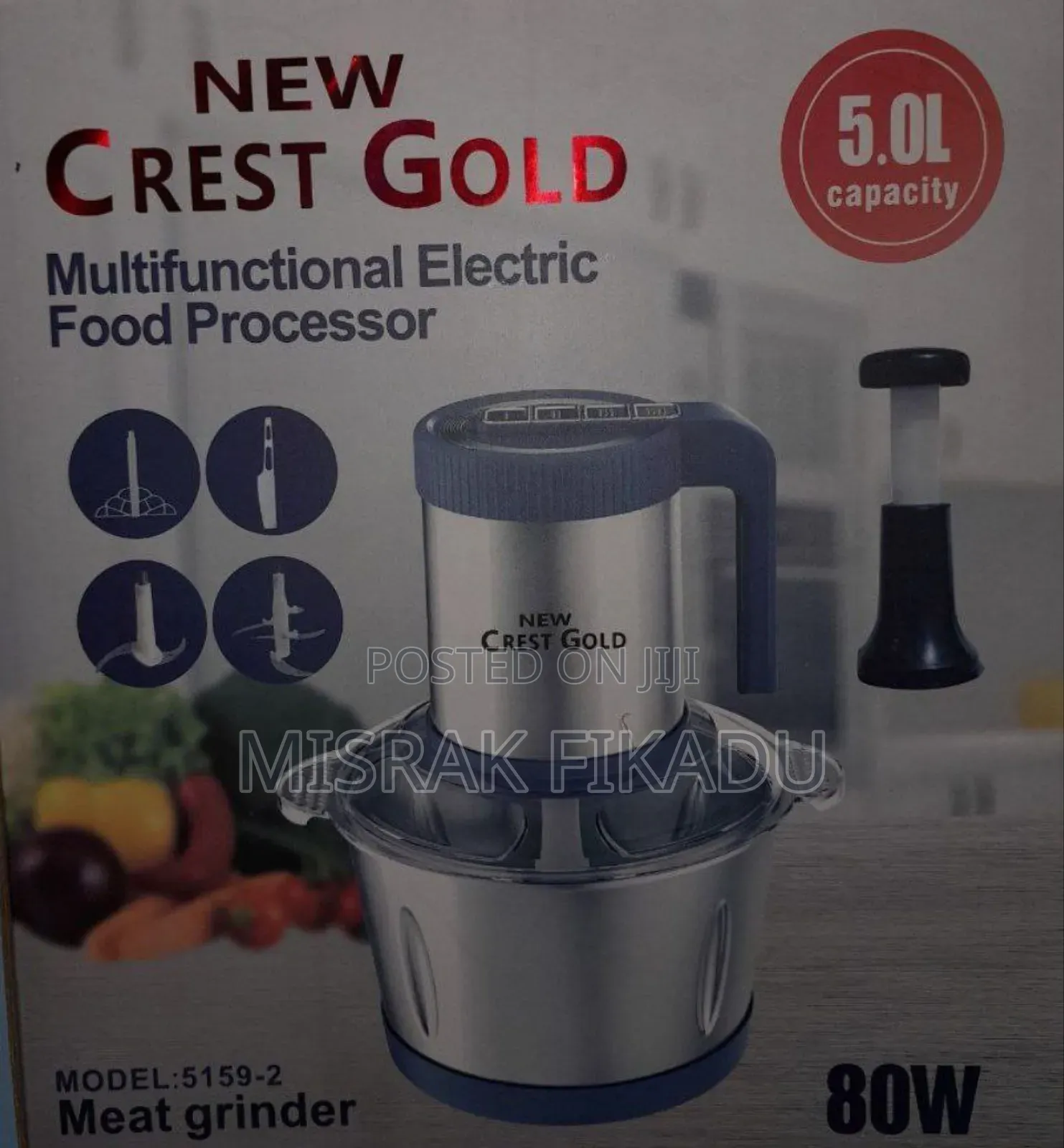 New Crest Gold Multifunctional Food Processor