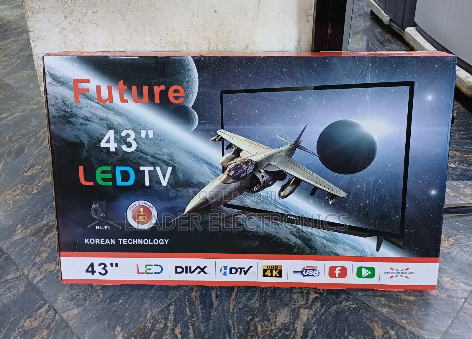 Future Tv 43" Smart Android Tv Double Glass Tv New Arrival 2025