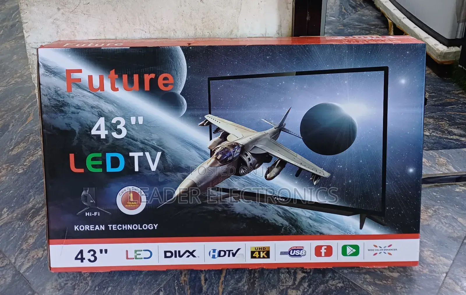 Future Tv 43" Smart Android Tv Double Glass Tv New Arrival 2025