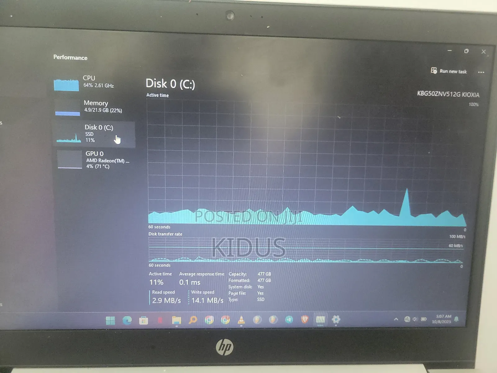 Laptop HP ProBook 445R G6 24GB AMD Ryzen 5 SSD 512GB