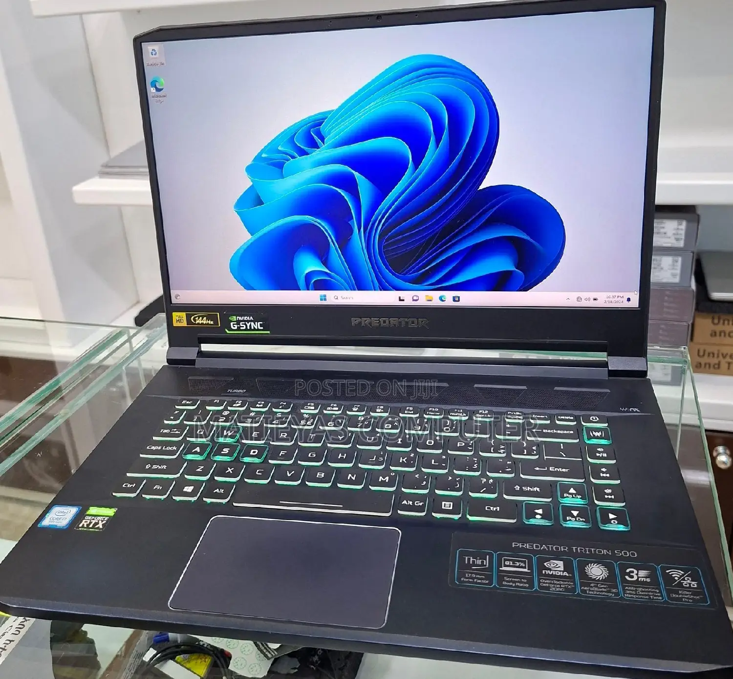 New Laptop Acer Predator 15 16GB Intel Core I7 SSD 1T