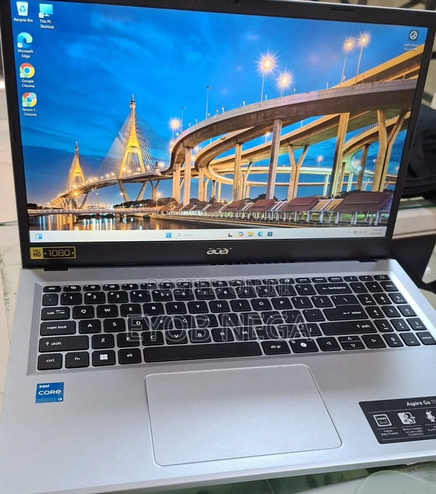 New Laptop Acer Aspire 1 8GB Intel Core I3 SSD 128GB