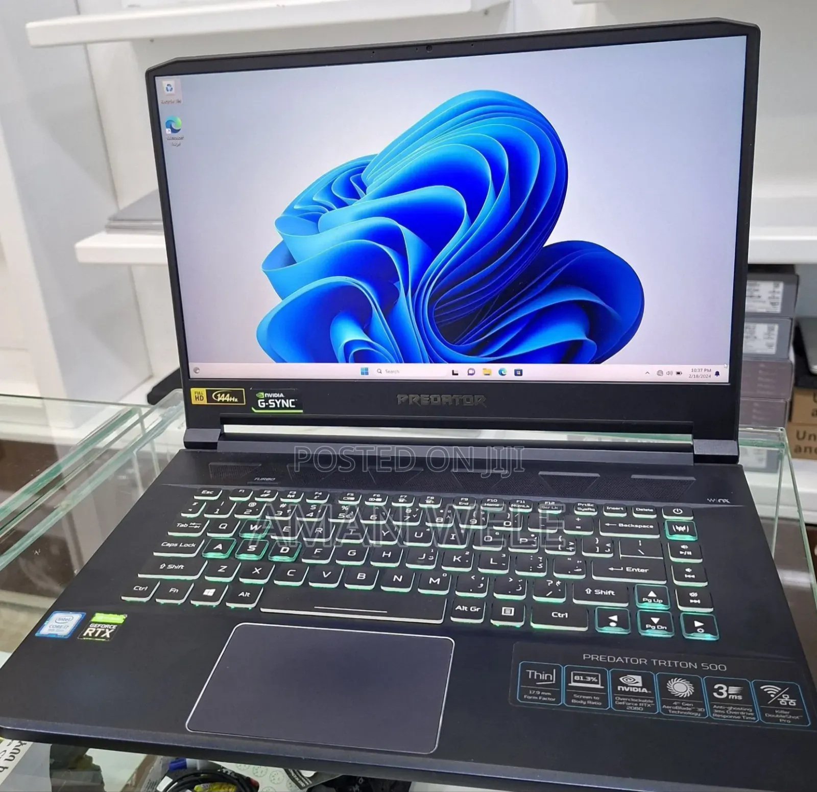 New Laptop Acer Predator Helios Neo 16 16GB Intel Core I7 SSD 1T