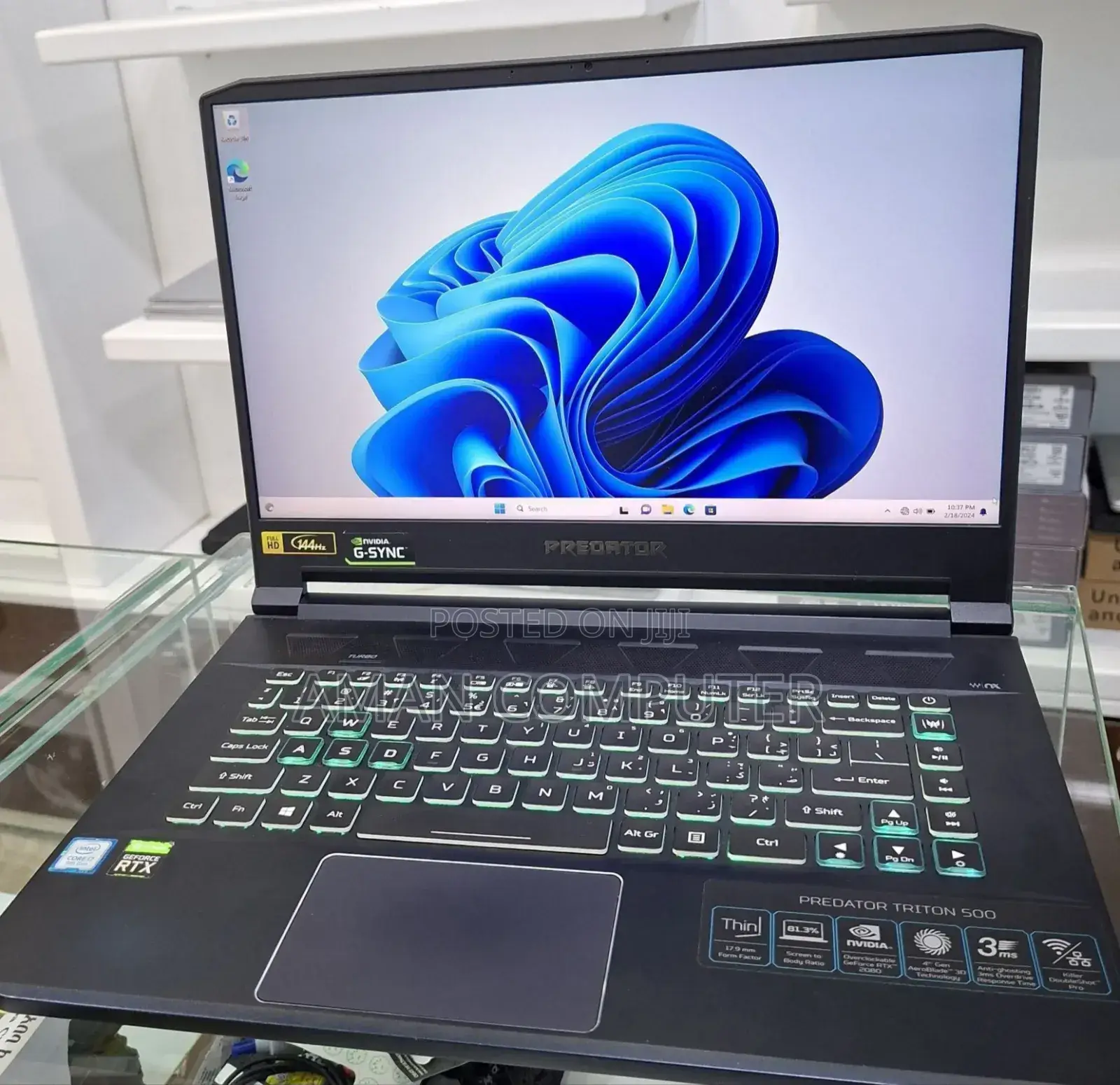 New Laptop Acer Predator Helios Neo 16 16GB Intel Core I7 SSD 1T
