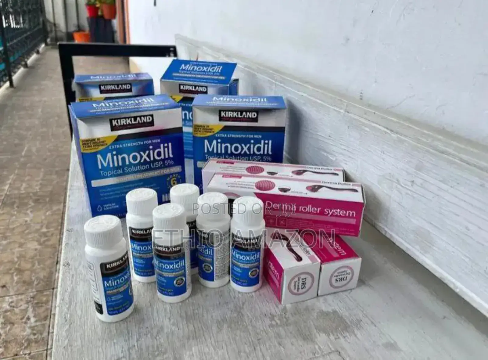 Minoxidil Hairgrow Oil and Derma Roller