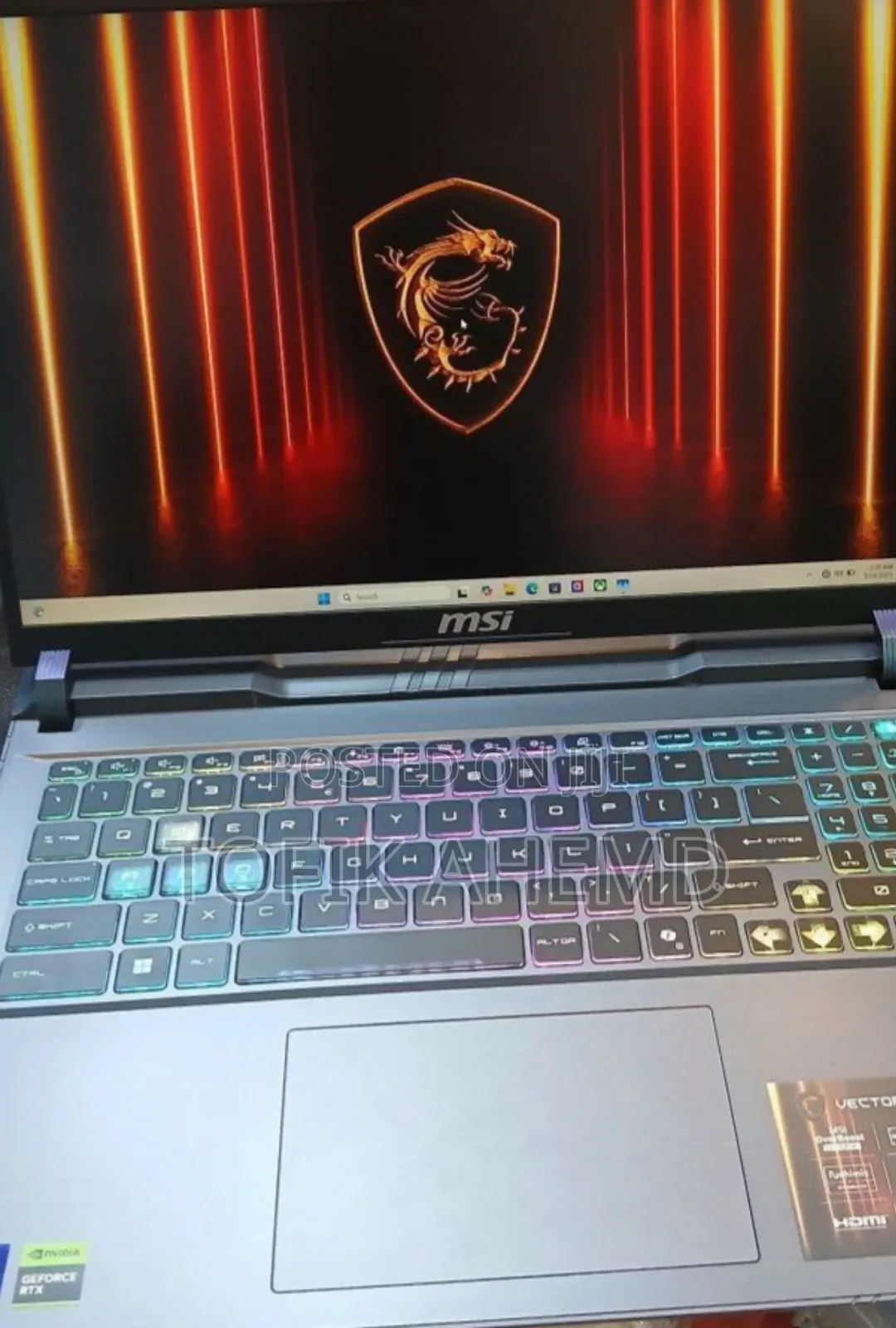 New Laptop HP Victus 15 16GB Intel Core Ultra 7 SSD 1T