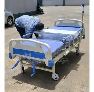 Photo - Hospital Bed艷呂collapsible Aluminum Side Railings | Mattress Braked