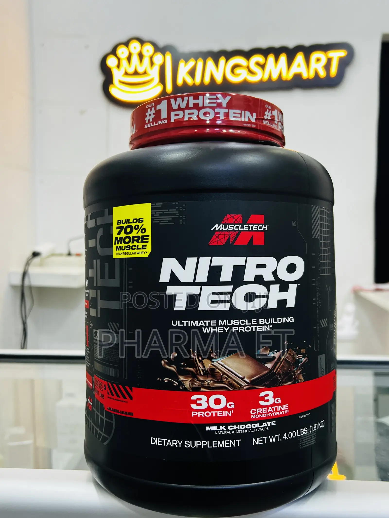 Netrotech Isolated Whey With Creatine Monohydrate 1.81kg