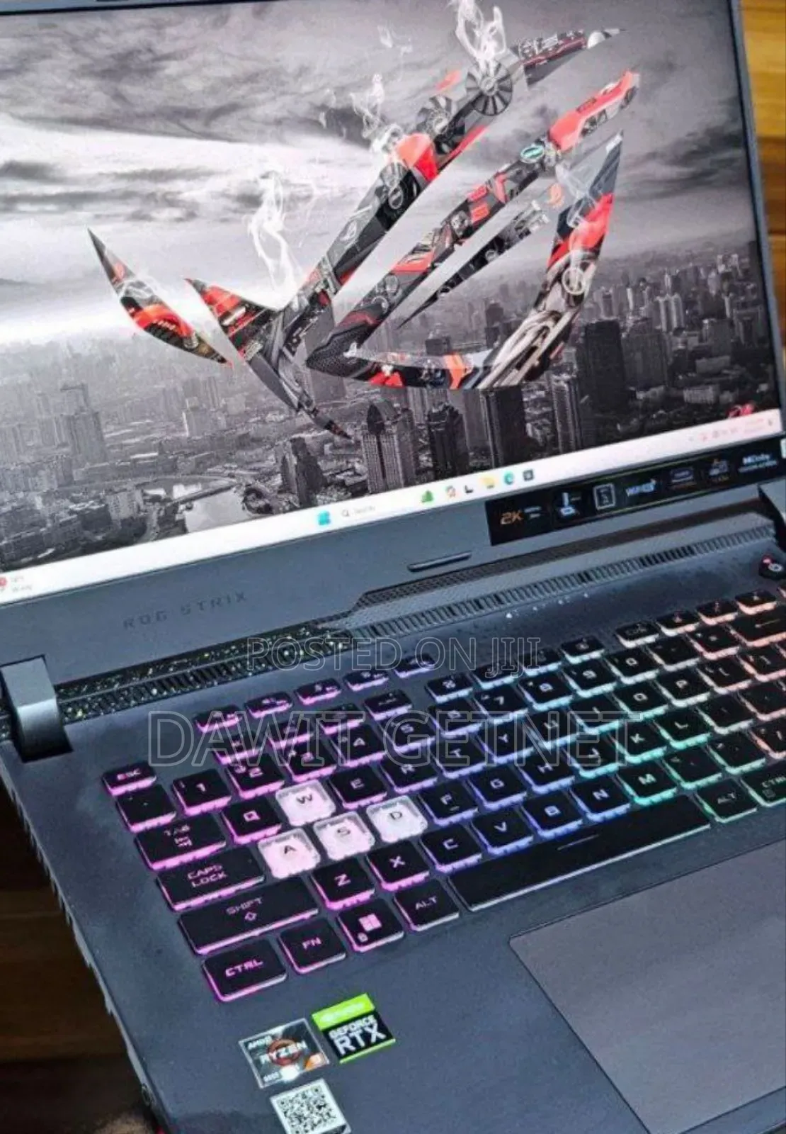 New Laptop Asus ROG Strix G15 16GB AMD Ryzen 9 SSD 512GB