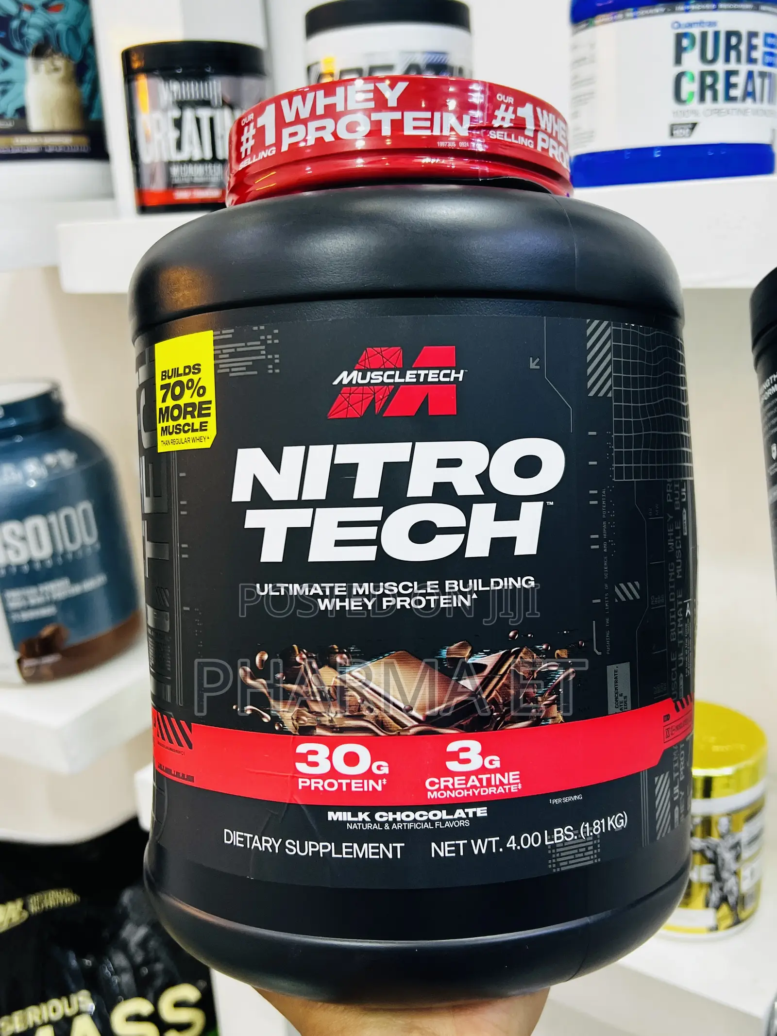 Nitrotech Ultimate Muscle Building Whey(Whey Plus Creatine )
