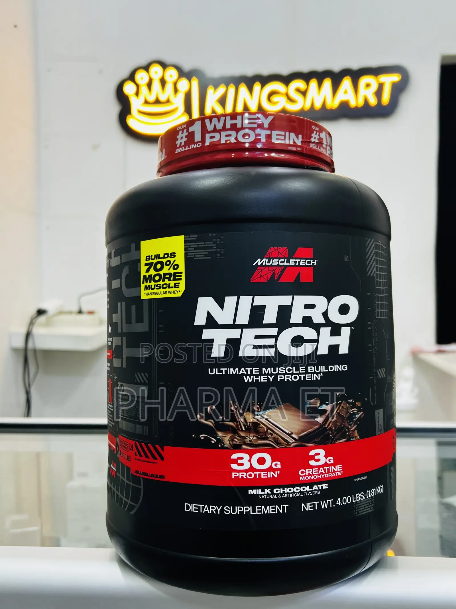 Nitrotech Ultimate Muscle Building Whey(Whey Plus Creatine )