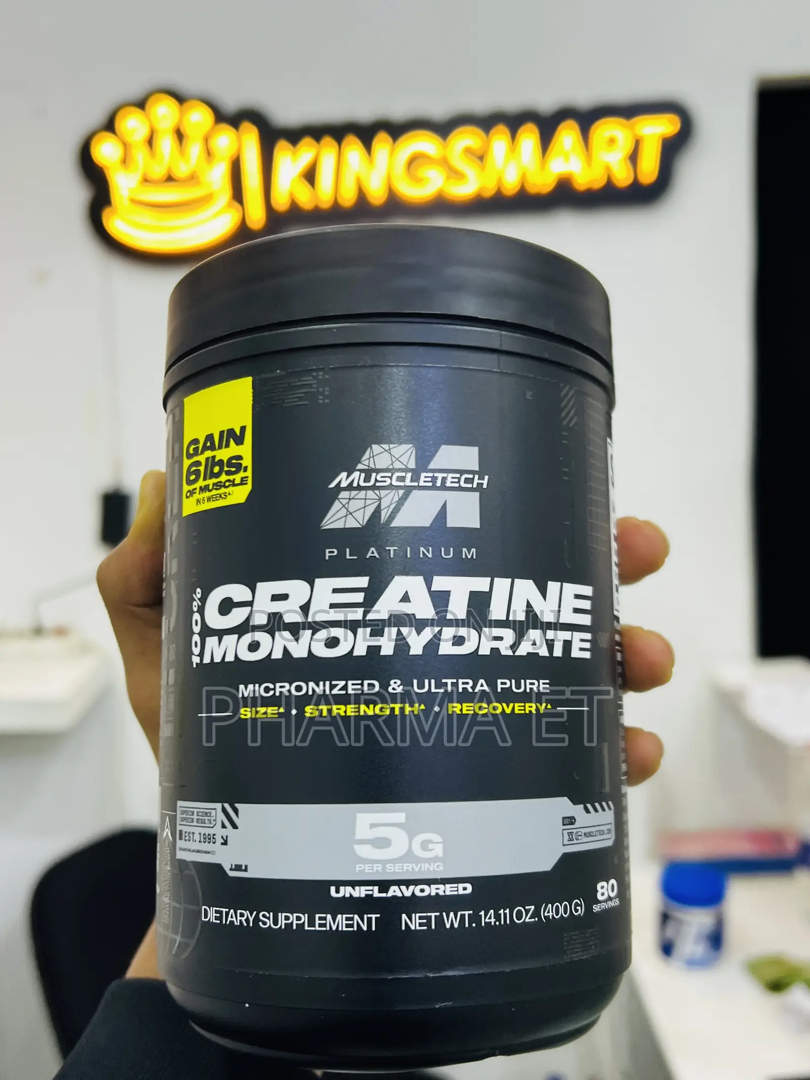 Muscletech 100% Creatine Monohydrate Ultra Pure and Micronized 400gm