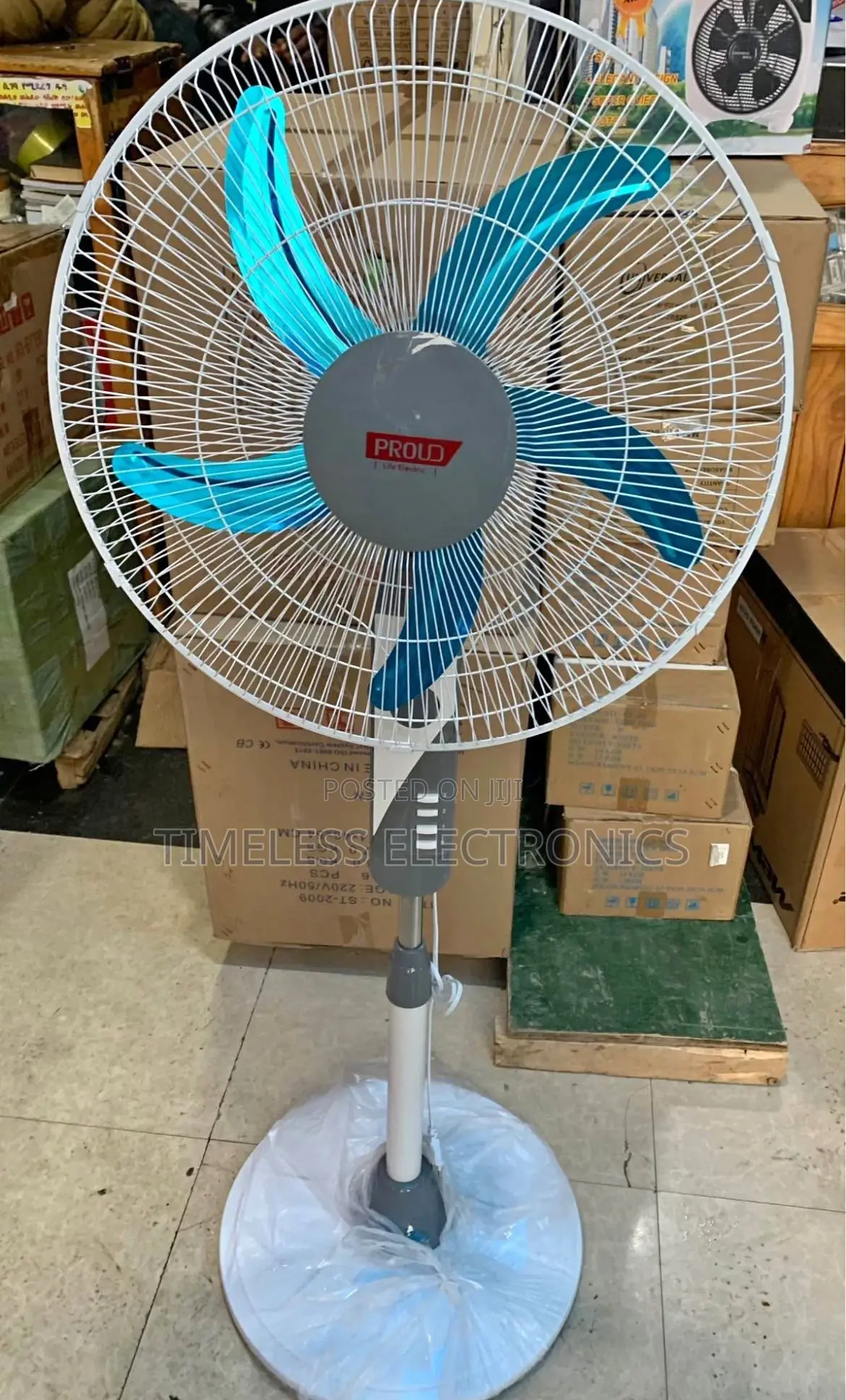  High-Speed Proud Standing Fan – Powerful Cooling for Every Room!