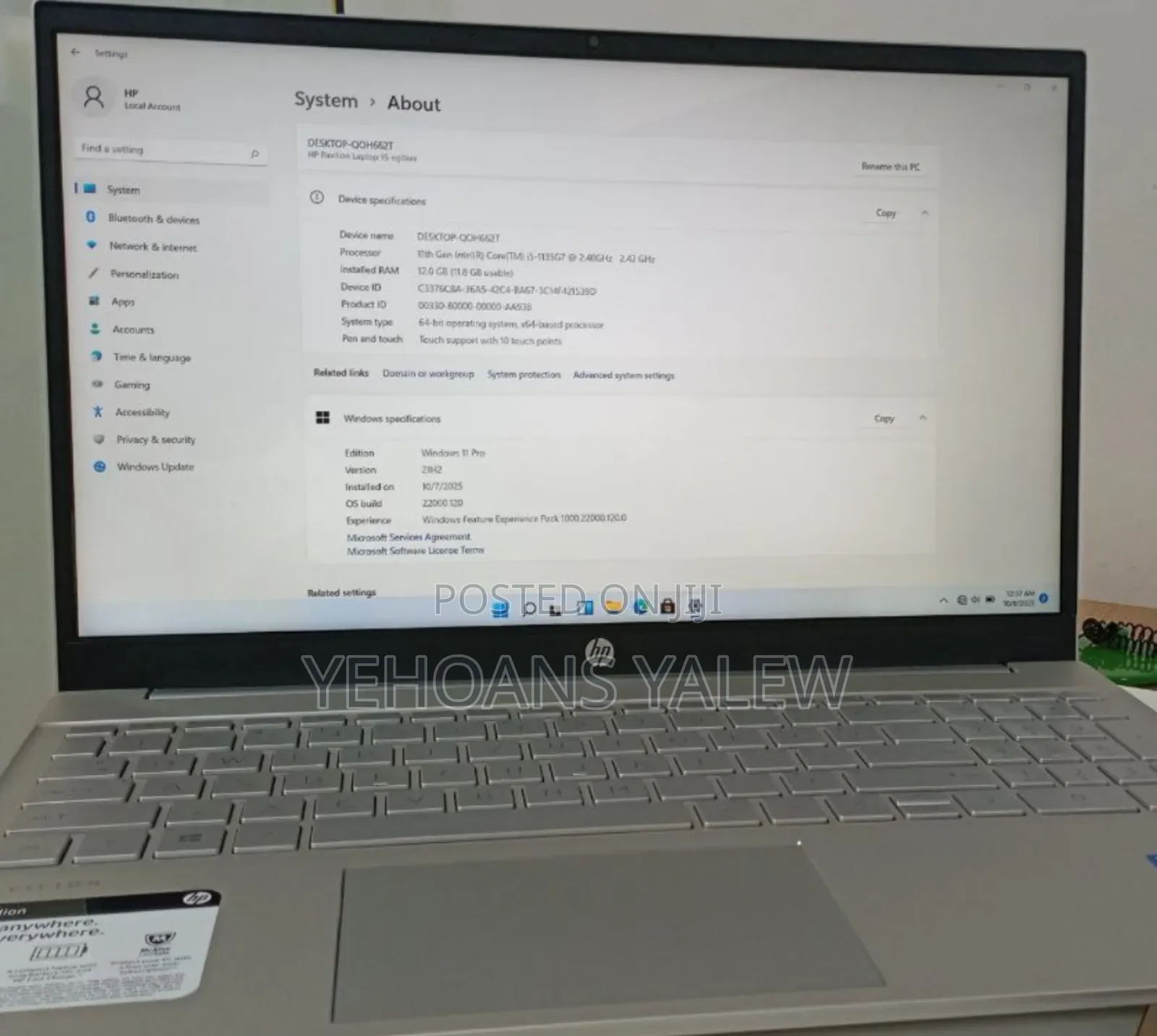 New Laptop HP Pavilion 15 12GB Intel Core i5 SSD 512GB