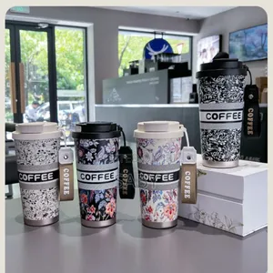 Colourful Flower Thermal Mug