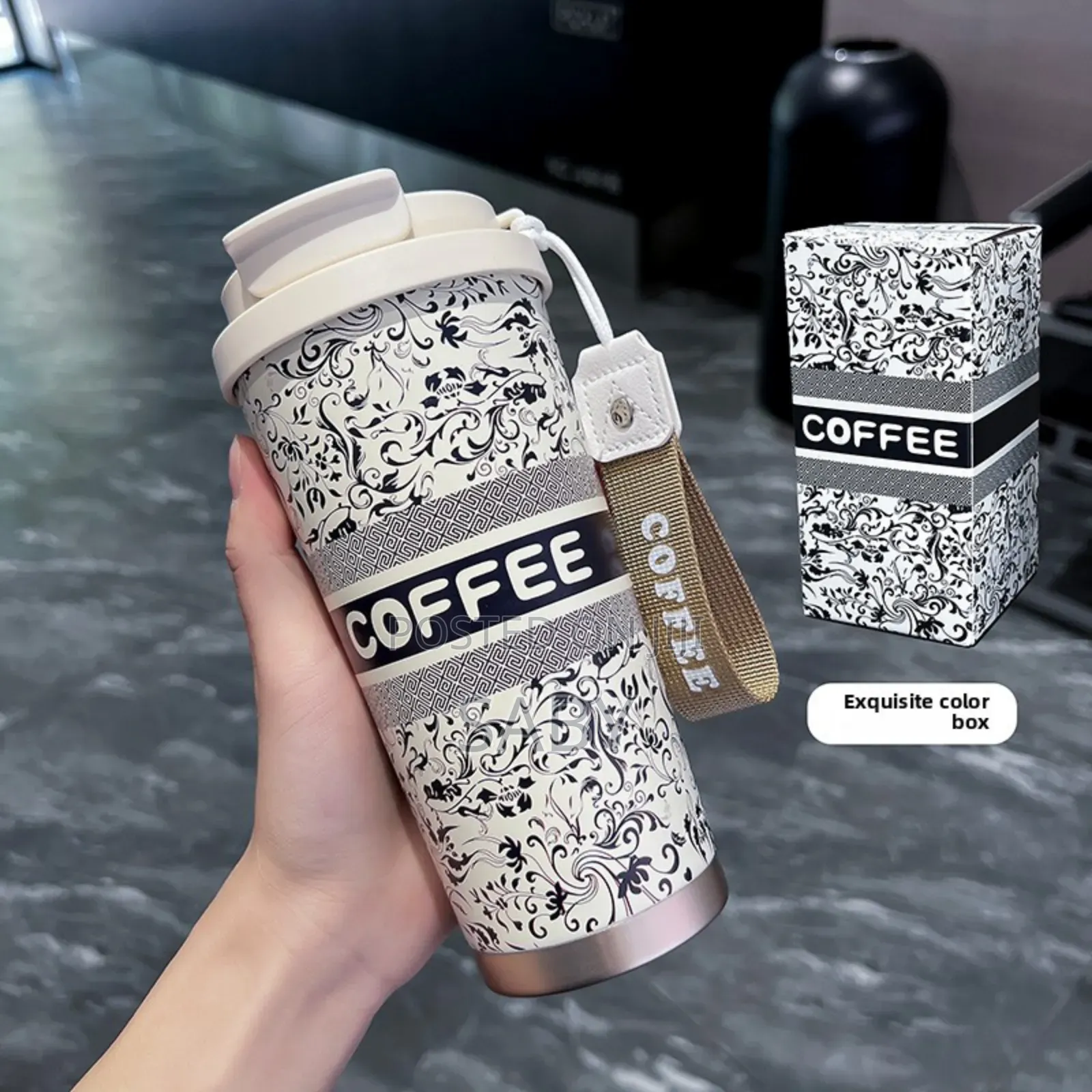 Colourful Flower Thermal Mug