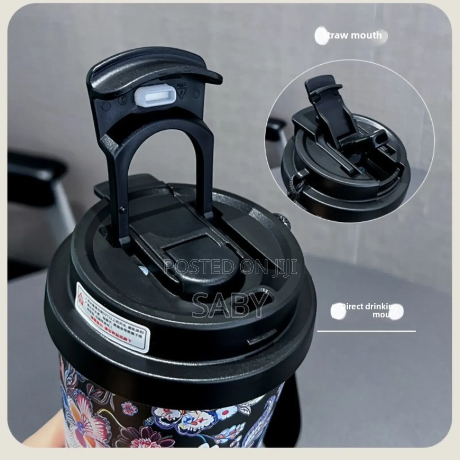 Colourful Flower Thermal Mug