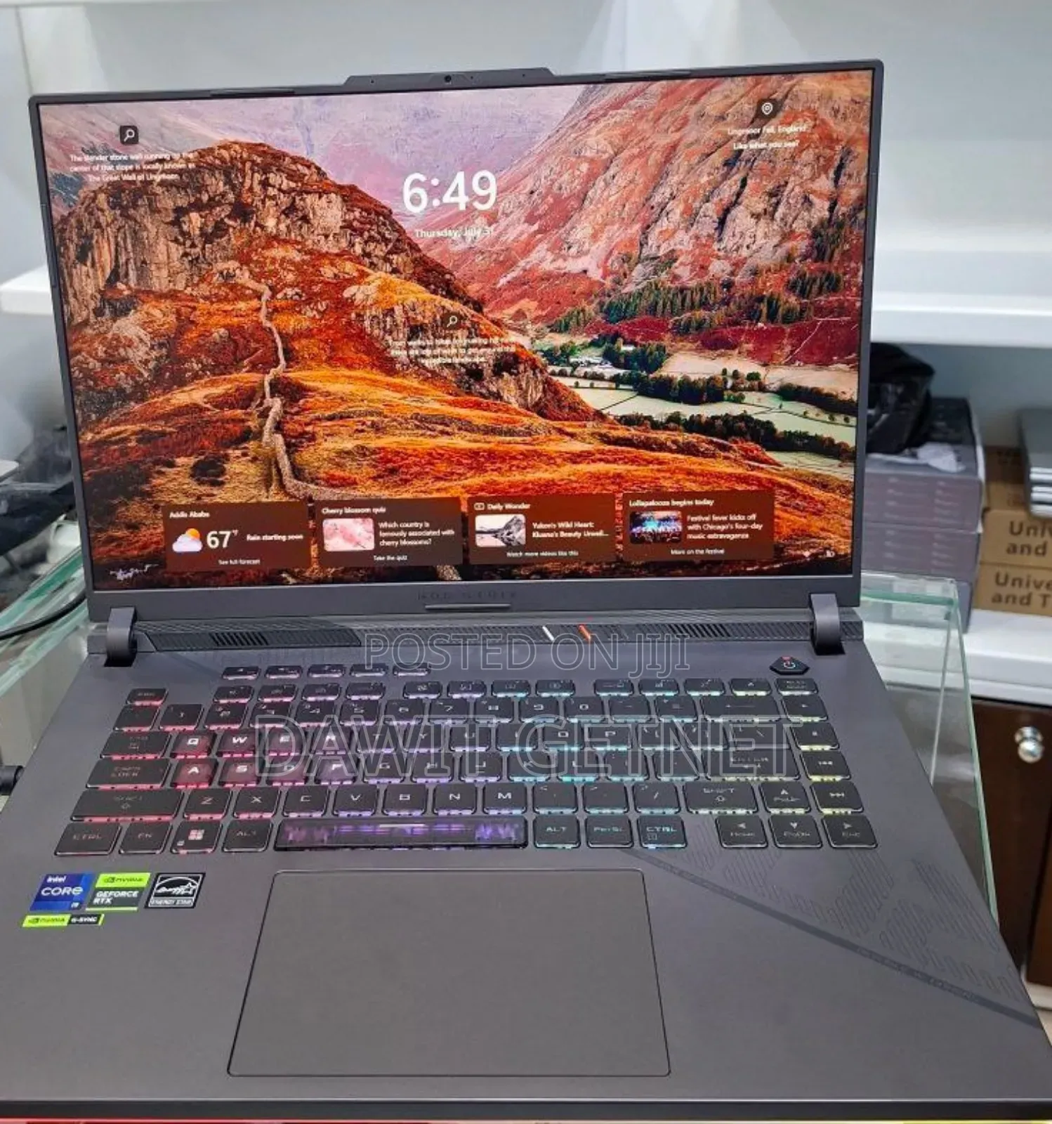 New Laptop Asus ROG Strix G15 32GB Intel Core I9 SSD 1T