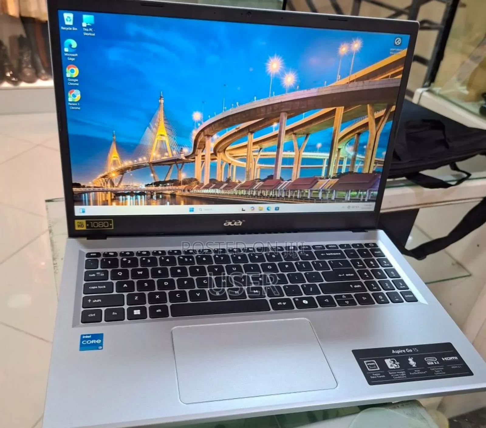 New Laptop Acer Aspire VX 15 8GB Intel Core I3 SSD 128GB