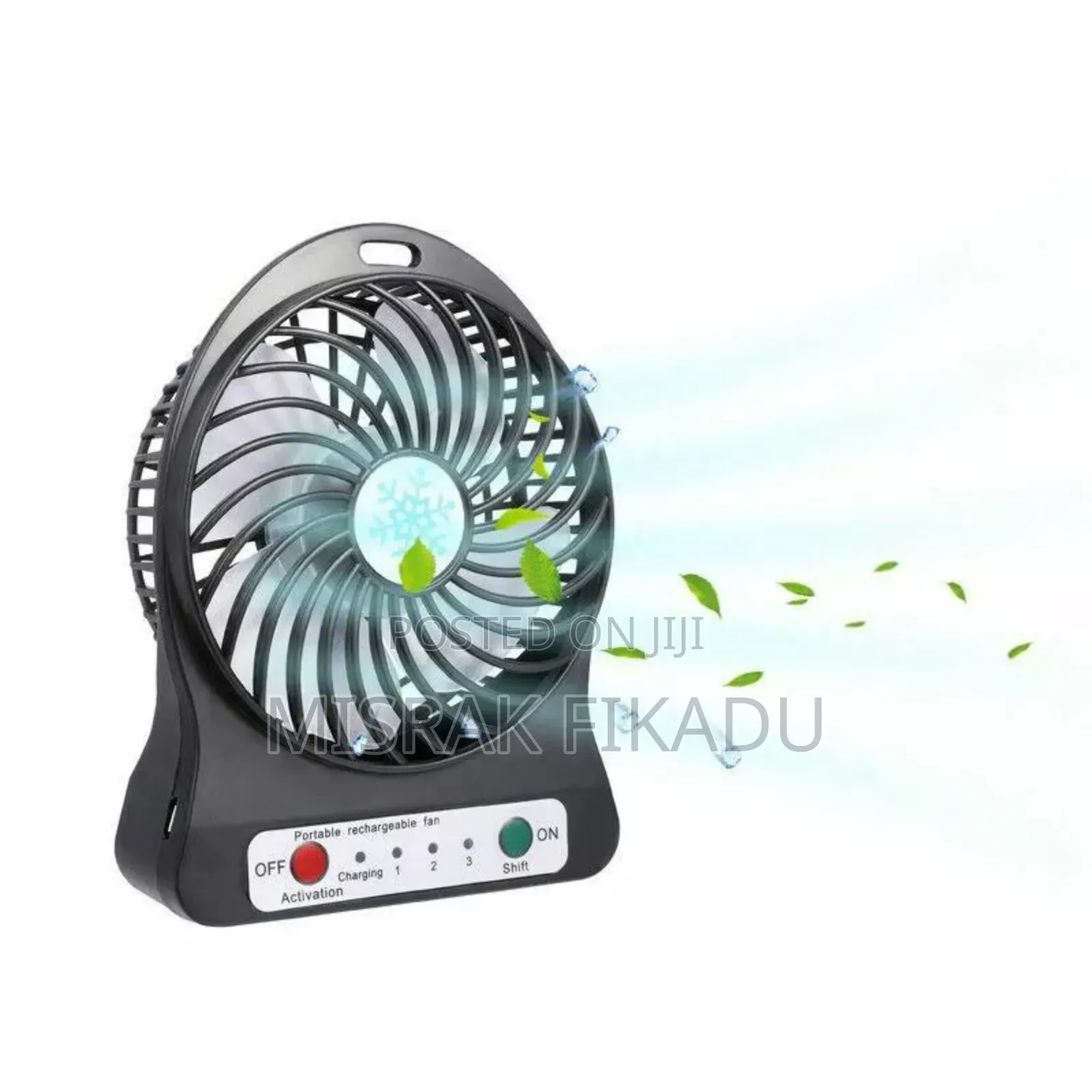 Mini Portable Multifunctional Rechargeable Fan