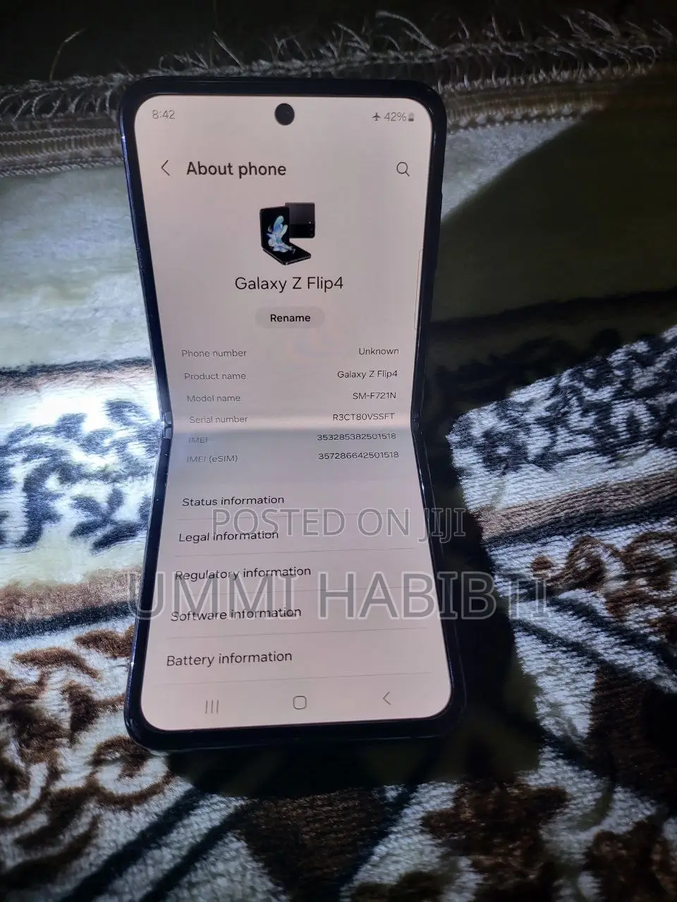 Samsung Galaxy Z Flip4 256 GB Black