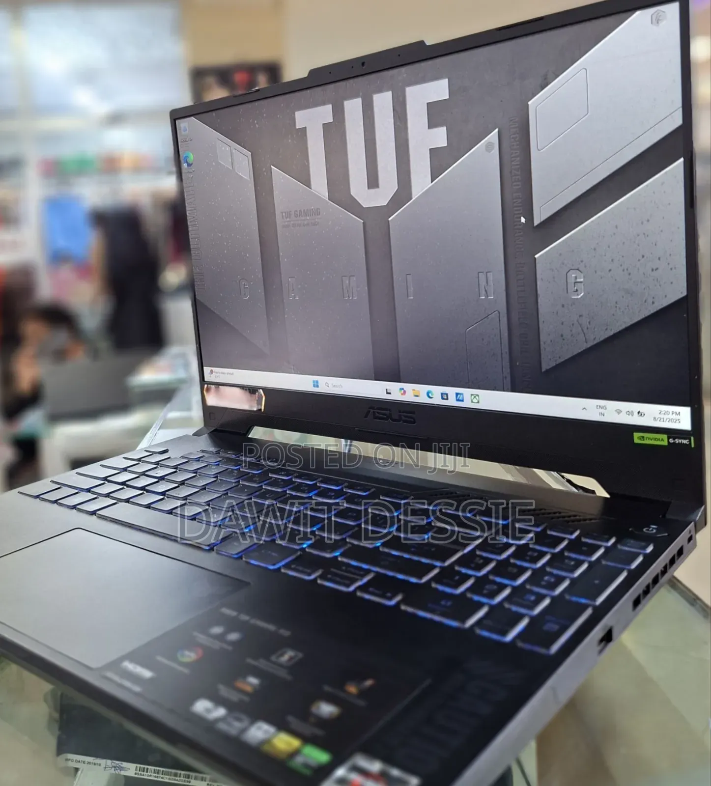 New Laptop Asus TUF Gaming A15 16GB AMD Ryzen 7 SSD 512GB