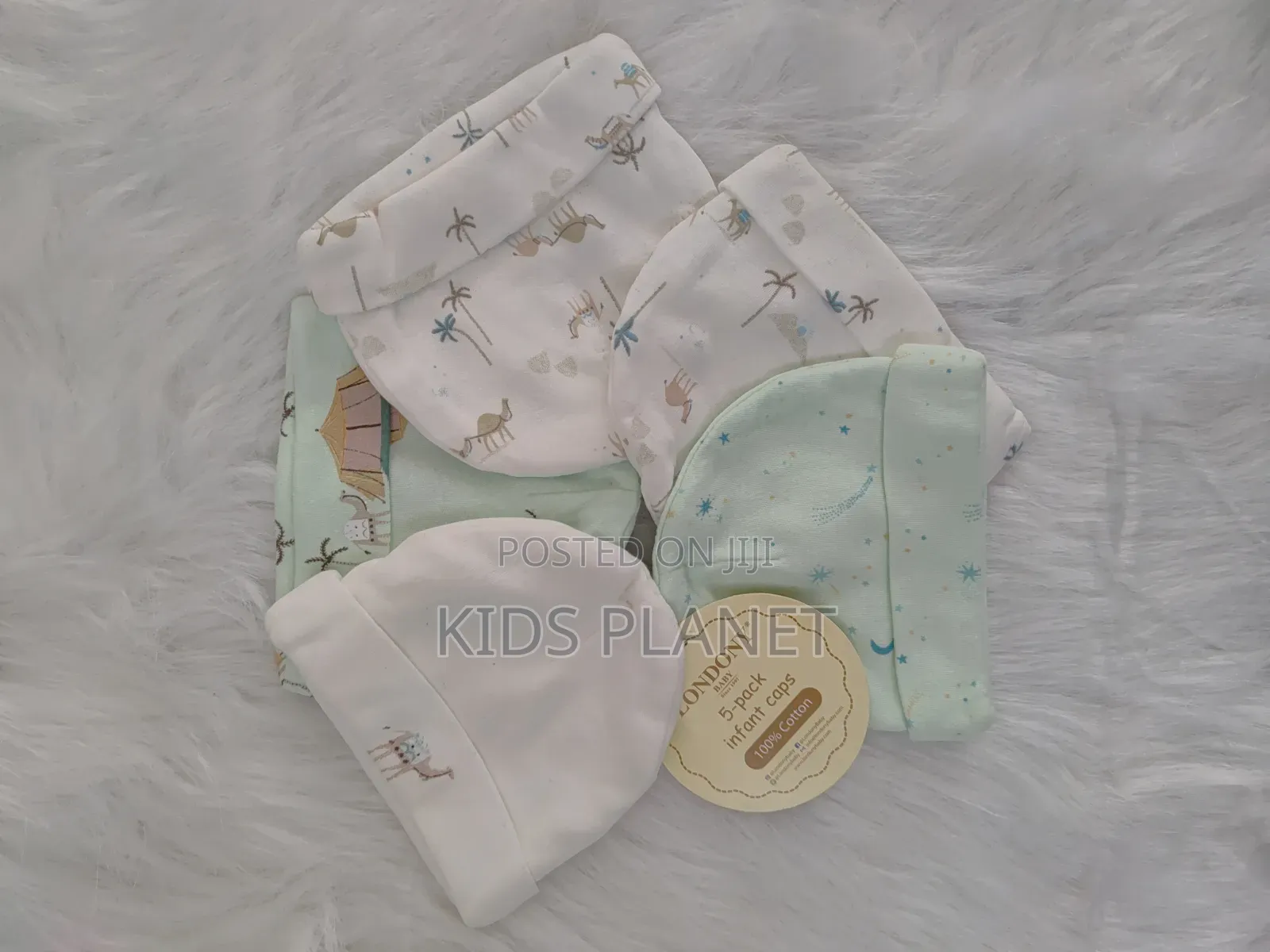 Londony Baby Hat 5pcs Set From 0m+