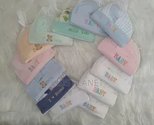 Baby Hat 3ocs Set Cotton