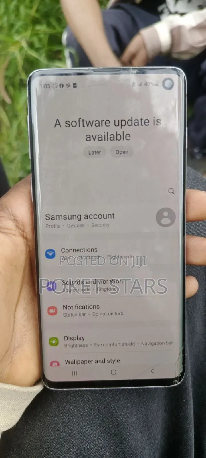 New Samsung Galaxy S10 128 GB Blue