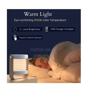 Slim Foldable Led Table Lamp | Ultra-Portable Retractable Design Fits