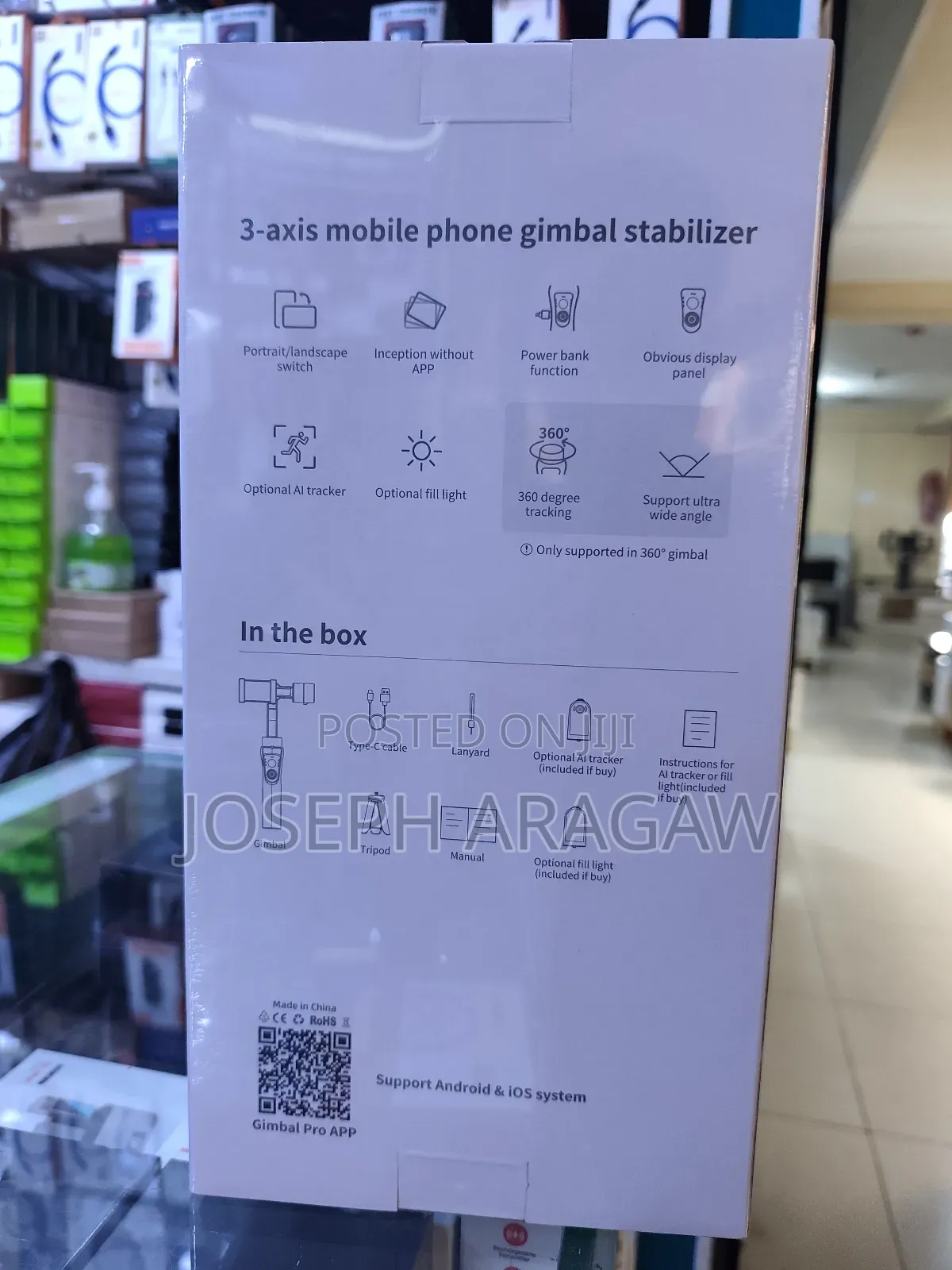 Gimbal Stabilizer Phone and Tablet