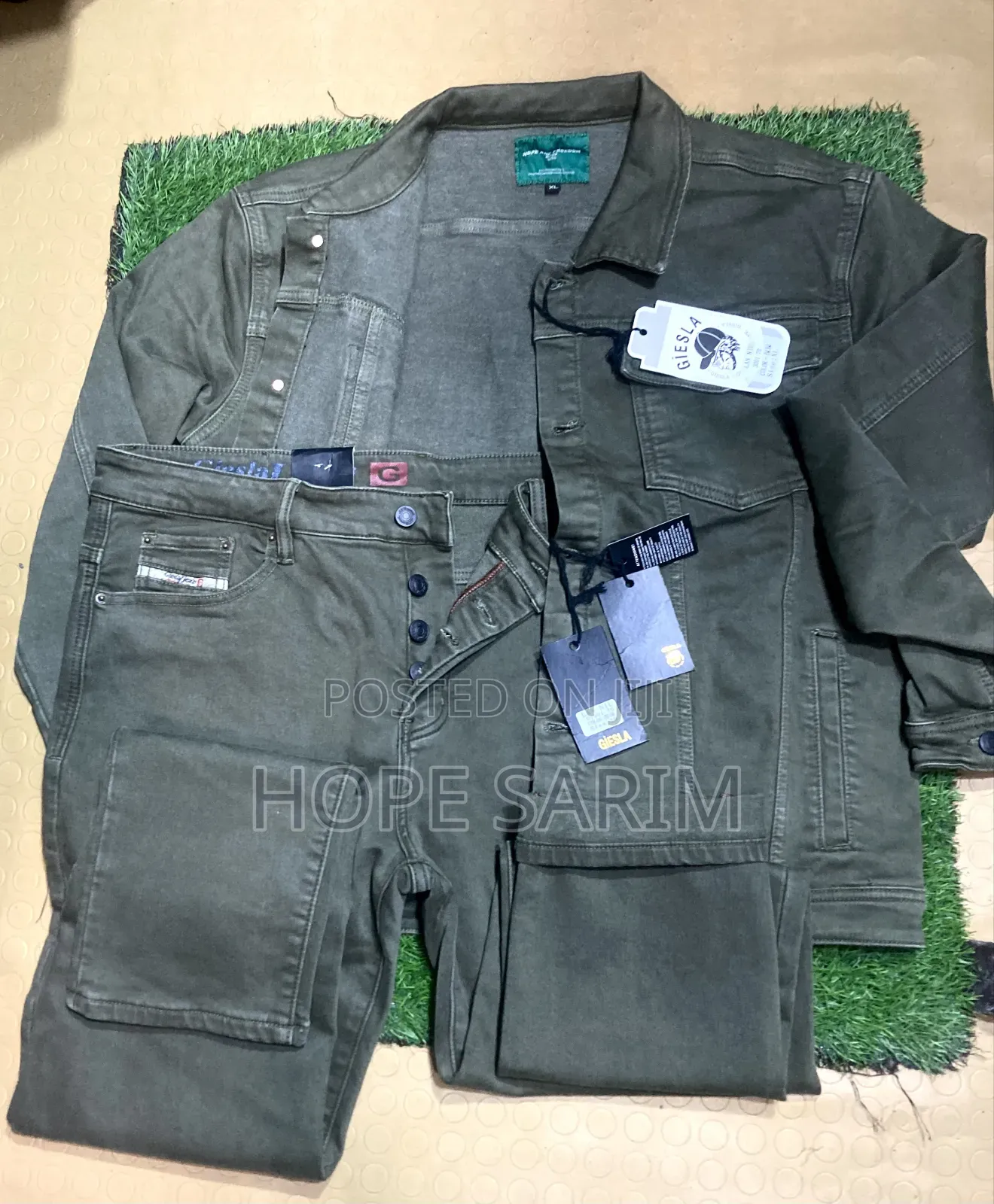 Complete Jeans Green ሙሉ ጆንስ