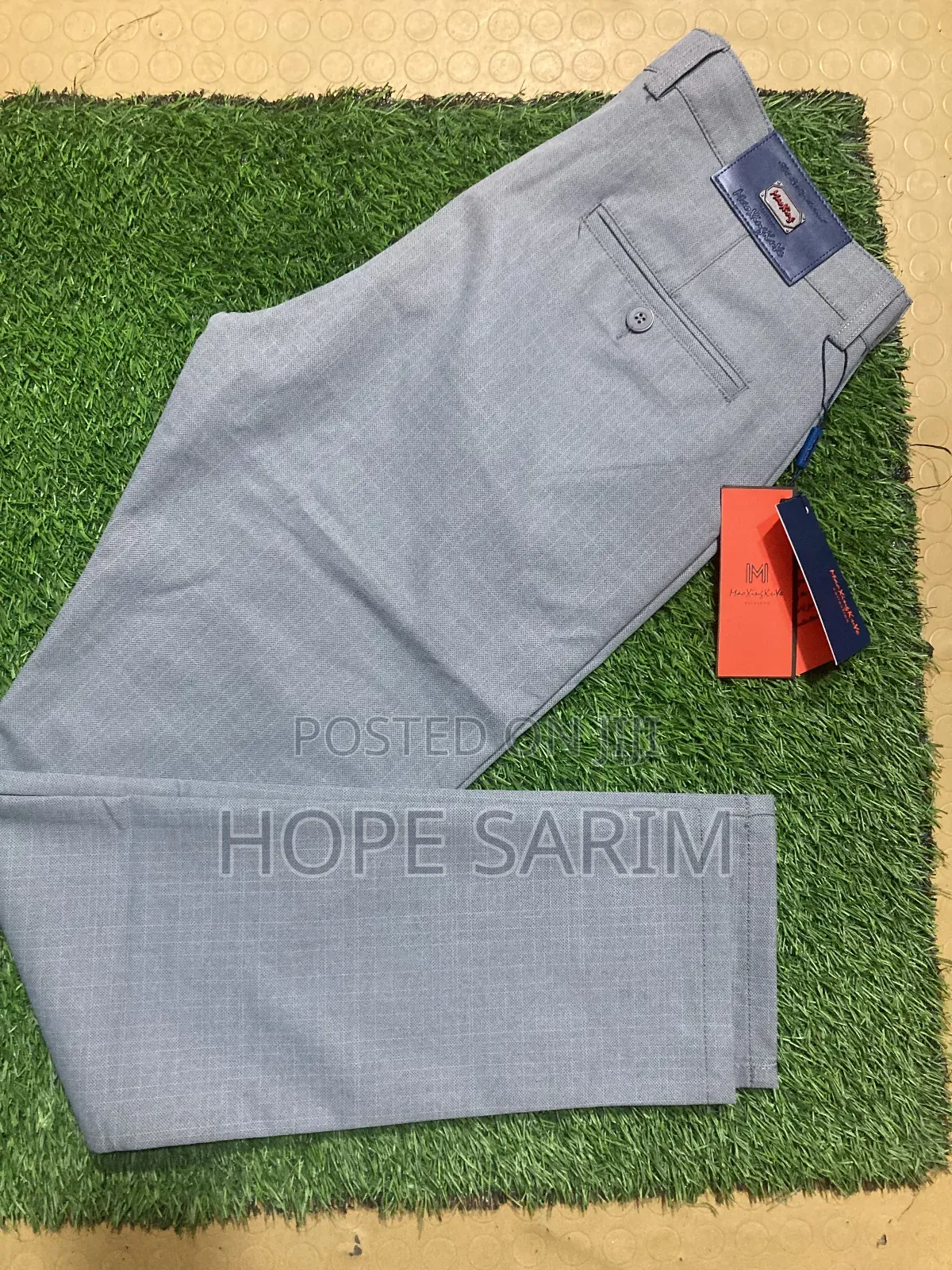 Original Straight የምለጠጡ ጨርቅ ሱሪ