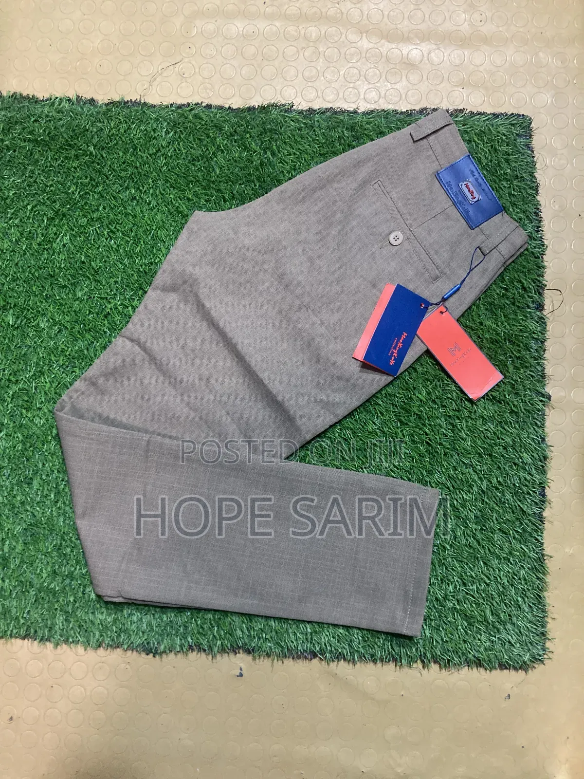 Original Straight የምለጠጡ ጨርቅ ሱሪ