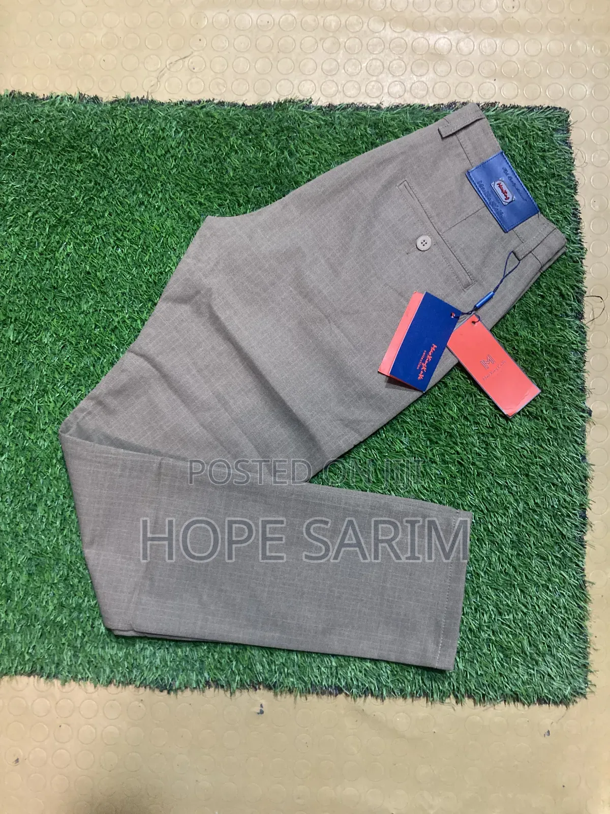 Original Straight የምለጠጡ ጨርቅ ሱሪ