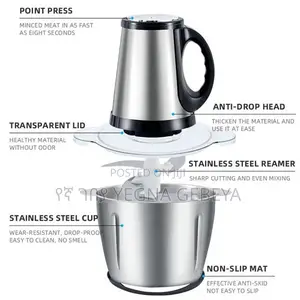 Wngreat 2-in-1 Onion Chopper Electric Manual Food Processor