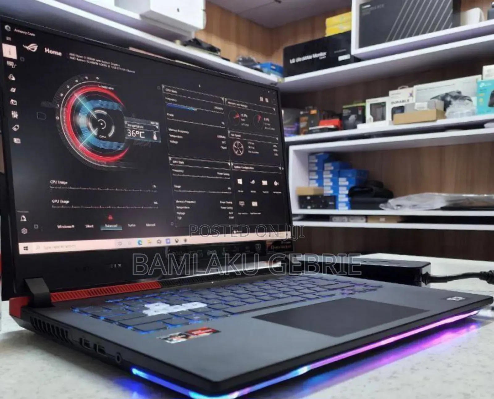 New Laptop Asus ROG Strix G15 16GB AMD Ryzen 9 SSD 512GB