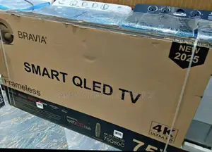 Bravia 75" Qled Smart Tv Framless New 2025