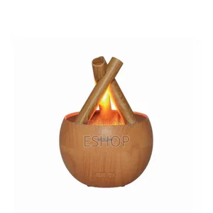 Photo - Relaxation Redefined: Flame Mist Diffuser for Bedroom Yoga Space