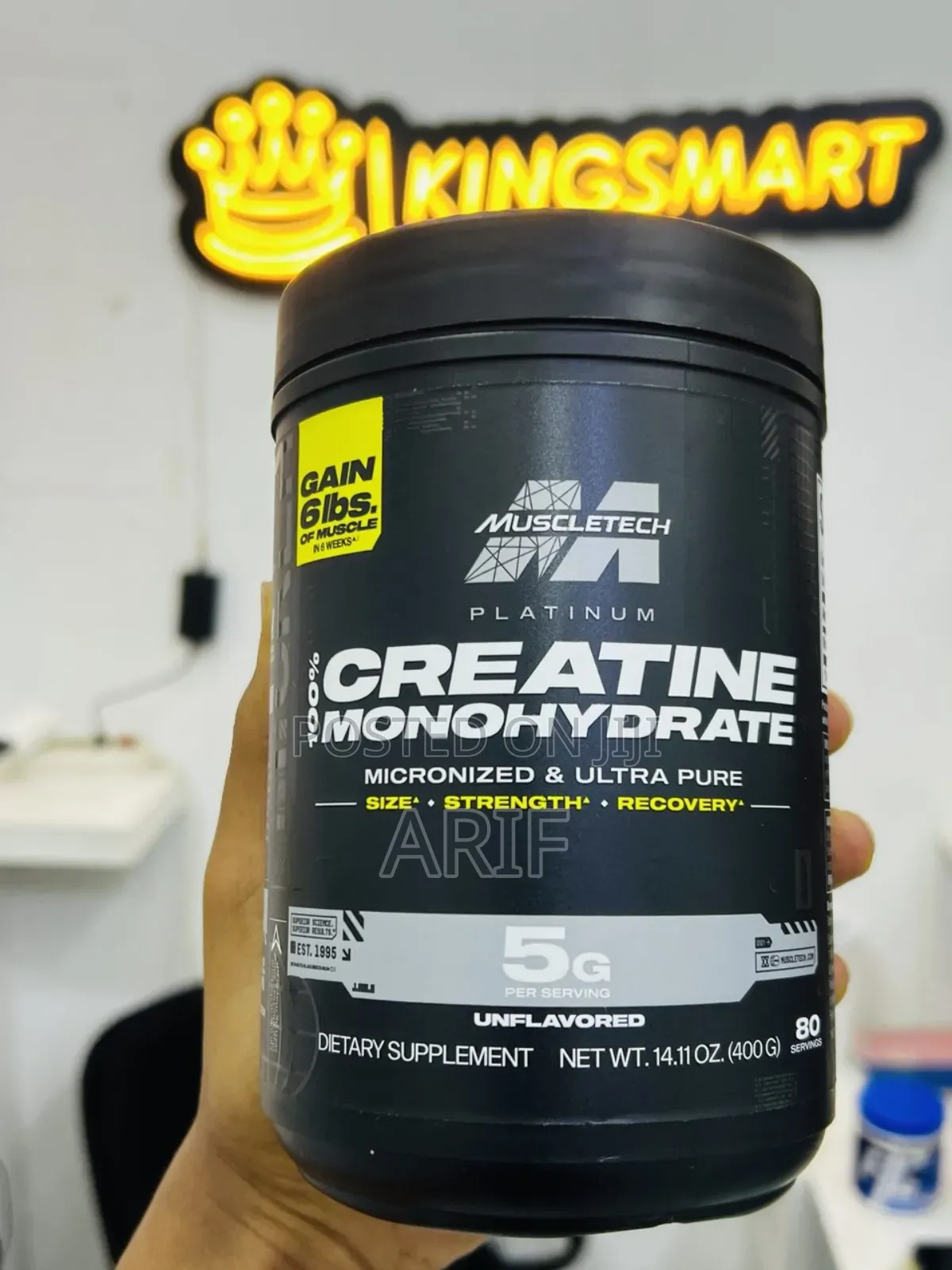 Muscletech Creatine Monohydrate Micronized Ultrapure