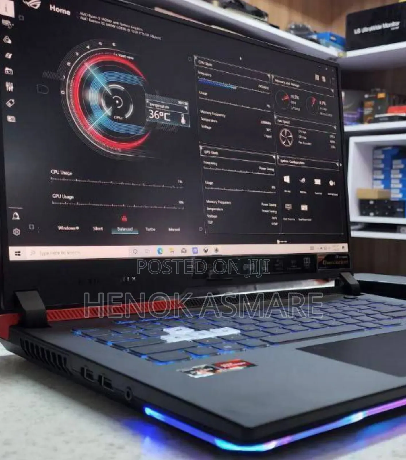 New Laptop Asus ROG Strix G15 16GB Intel Core Ultra 9 SSD 512GB